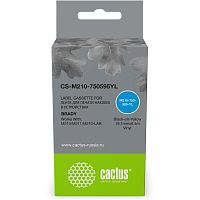картинка картридж ленточный cactus cs-m210-750595yl m210-750-595-yl для brady m210/m211/m210-lab от магазина Tovar-RF.ru