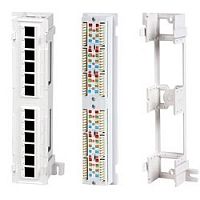 картинка hyperline ppw-12-8p8c-c5e патч-панель настенная, 12 портов rj-45(8p8c), категория 5е, с подставкой от магазина Tovar-RF.ru