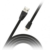 картинка usb кабель smartbuy (ik-512r black) usb - 8-pin для apple плоский 1.2м черный от магазина Tovar-RF.ru