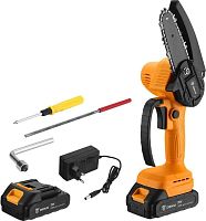 картинка Пила цепная аккумуляторная DEKO DKCHS 20-4, 20В, 2x2.0Ач 063-4308 DEKO DKCHS 20-4, 20В, 2x2.0Ач 063-4308 от магазина Tovar-RF.ru