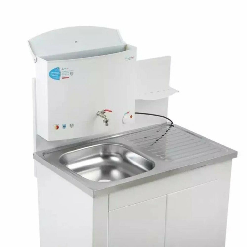 картинка Умывальник АКВАТЕКС ДУЭТ (бак антикорроз. без ЭВН+мойка нерж.) белый магазин Tovar-RF.ru являющийся официальным дистрибьютором в России картинка Умывальник АКВАТЕКС ДУЭТ (бак антикорроз. без ЭВН+мойка нерж.) белый от магазина Tovar-RF.ru