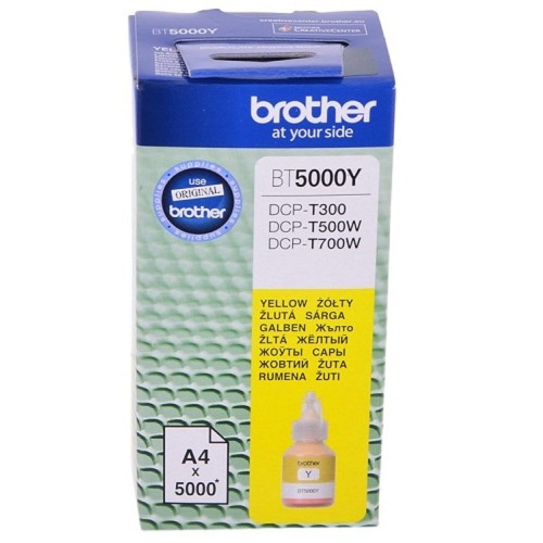 картинка brother bt5000y чернила, yellow dcpt300/500w/700w (41,8мл, 5000стр) (bt5000y) от магазина Tovar-RF.ru