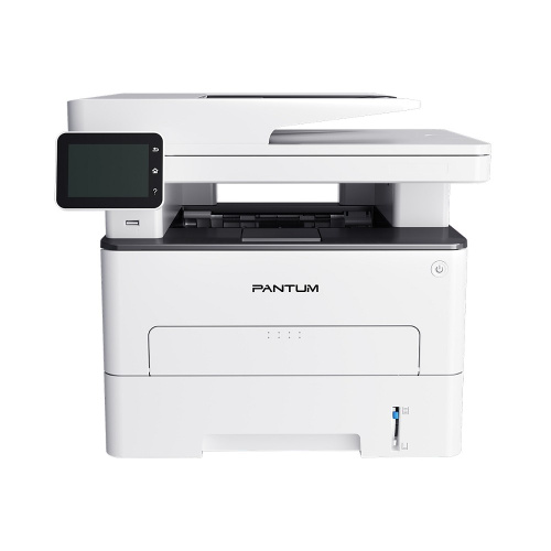 картинка pantum bm5106fdn/ru, p/c/s/f, mono laser, a4, 40 ppm (max 100000 p/mon), 1.2 ghz, 1200x1200 dpi, 512 mb ram, duplex, dadf50, paper tray 250 pages, usb, lan,touch screen, start. cartridge 6000 pages от магазина Tovar-RF.ru