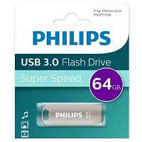 картинка philips usb drive 64gb iron 3.0, usb 3.0 (fm64fd165b/97) от магазина Tovar-RF.ru