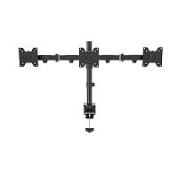 картинка Wize [WDM3-26] Настольное крепление для трех мониторов 14"-26", VESA 75x75, 100x100, макс. нагрузка 10 кг, от магазина Tovar-RF.ru