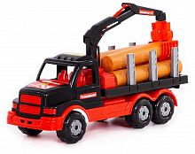 картинка игрушка полесье mammoet, автомобиль-лесовоз 68521 от магазина Tovar-RF.ru