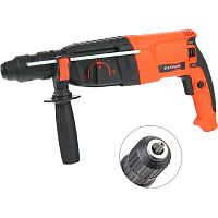картинка PATRIOT RH 262Q Перфоратор SDS+ [140301335] { БЗП, 800 Вт, 2,8 Дж, 3 функции, макс.диаметр 26мм, в пластиковом кейсе, глубиномер } от магазина Tovar-RF.ru