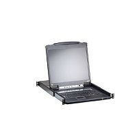 картинка 16-портовый ip kvm-переключатель с жк-дисплеем slideaway/aten/ single rail 16p ps/2-usb lcdkvmp 19inch wih ip от магазина Tovar-RF.ru