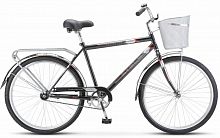 картинка велосипед stels navigator-200 с 26" z010 lu101679 lu095263 19" серый 2023 + корзинаот магазина Tovar-RF.ru