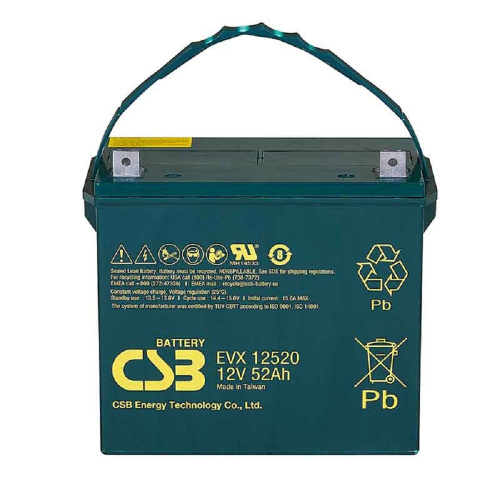 картинка csb батарея evx12520 (12v 52ah) магазин Tovar-RF.ru являющийся официальным дистрибьютором в России картинка csb батарея evx12520 (12v 52ah) от магазина Tovar-RF.ru