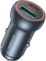 картинка азу borofone (6941991118579) bz32a 1usb+1type-c 3.0a pd30w+qc3.0 , metal grey borofone (6941991118579) bz32a 1usb+1type-c 3.0a pd30w+qc3.0 , metal grey от магазина Tovar-RF.ru