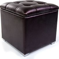 картинка Корпусная мебель БИТЕЛ Пуф КЛАССИК шоколад С-221 БИТЕЛ Пуф КЛАССИК шоколад (С-221) (1 кор.) от магазина Tovar-RF.ru