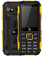 картинка телефон мобильный f+ pr240 black/yellow от магазина Tovar-RF.ru
