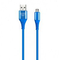 картинка кабель smartbuy (ik-3112erg blue) type c кабель в рез.оплет. gear, 1м - синий от магазина Tovar-RF.ru
