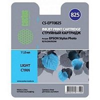 картинка cactus ept0825 картридж струйный cs-ept0825 светло-голубой для epson stylus photo r270/290/rx590 (11,4ml) от магазина Tovar-RF.ru
