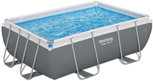 картинка bestway 56629 каркасный бассейн power steel с ф.-насосом 282*196*84 см, 3662л bestway 56629 power steelот магазина Tovar-RF.ru