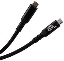 картинка eltronic кабель type-c to type-c 2.0м ( 1-58) 240w нейлоновая оплетка (черный) в пакете от магазина Tovar-RF.ru
