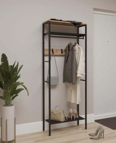 картинка Вешалка гардеробная ЗМИ Вешалка гардеробная "ТОРОНТО 23Л" (Черный) ВГТ23Л Ч ЗМИ Вешалка гардеробная "ТОРОНТО 23Л" (Черный) ВГТ23Л Ч от магазина Tovar-RF.ru