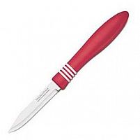 картинка Нож TRAMONTINA Нож для овощей Cor & Cor 7,5см красный на блистере 23461/173 Л6150 от магазина Tovar-RF.ru