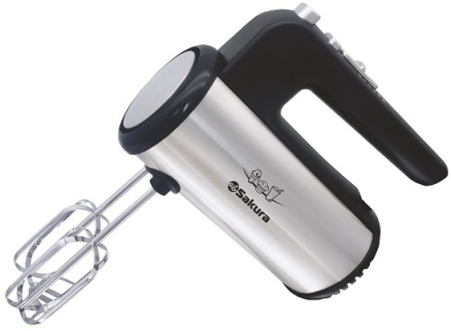 картинка миксер ручной sakura sa-6330sbk premium 500вт 5 скор, турбо от магазина Tovar-RF.ru