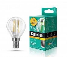 картинка Лампа CAMELION (13456) LED7-G45-FL/830/E14 от магазина Tovar-RF.ru