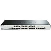 картинка d-link dgs-1510-28p/a1a proj управляемый l2+ стекируемый коммутатор с 24 портами 10/100/1000base-t, 2 портами 1000base-x sfp и 2 портами 10gbase-x sfp+ (24 порта poe 802.3af/at, poe-бюджет 193 вт) от магазина Tovar-RF.ru