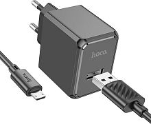 картинка сзу hoco (6942007603584) для micro usb cs11am black от магазина Tovar-RF.ru