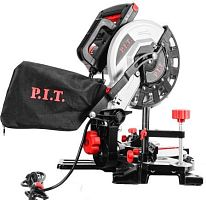 картинка Пила торцовочная P.I.T. Пила торцовочная электрич. PMS210-C (1400Вт, Ø210мм, 3900об., влево 45°, пропил 115мм, лазер) P.I.T. Пила торцовочная электрич. PMS210-C (1400Вт, Ø210мм, 3900об., влево 45°, пропил 115мм, лазер) от магазина Tovar-RF.ru