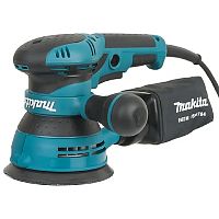 картинка Makita BO5041 Эксцентриковая шлифовальная машина [BO5041] {300Вт,ф125мм,4000-12000об\м,ампл-2.8мм,1.4кг,кор,п\сборник,доп.рукоятка} от магазина Tovar-RF.ru