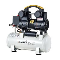 картинка Kranz (KR-16-1161) Компрессор воздушный безмасляный KR-850/10, 850Вт, 140 л/мин, 10л от магазина Tovar-RF.ru