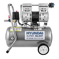 картинка Компрессор поршневой Hyundai HYC 18224LMS безмасляный 180л/мин 24л 1000Вт серебристый от магазина Tovar-RF.ru