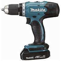 картинка Makita DDF453SYE Дрель аккумуляторная [DDF453SYE]  {18В,2х1.5Ач Li-ion,БЗП-13мм,0-400\1300об\м,42\27Нм,1.8кг,чем} от магазина Tovar-RF.ru