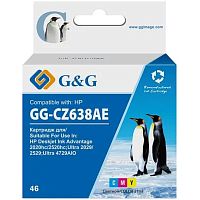 картинка картридж струйный g&g gg-cz638ae 46 многоцветный (21мл) для hp dj adv 2020hc/2520hc от магазина Tovar-RF.ru