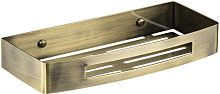 картинка BRIMIX 5655-B Полочка литая, прямоугольная, одинарная, из нержавеющей стали, цвет БРОНЗА от магазина Tovar-RF.ru