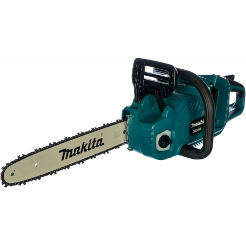картинка Makita DUC353Z Пила цепная ак(б\щет),{36В д\2-х ак18В,Li-ion,шина-35см,шаг-3\8",паз-1.1мм,5.2кг,б\ак,з\у,эл тормоз} от магазина Tovar-RF.ru