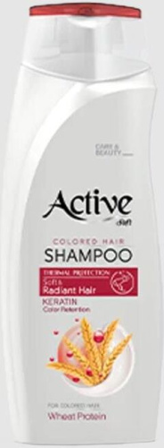 картинка Шампунь ACTIVE Шампунь для окрашенных волос CARE & BEAUTY. С кератином и пшеничным протеином, 350 мл (512102053) магазин Tovar-RF.ru являющийся официальным дистрибьютором в России картинка Шампунь ACTIVE Шампунь для окрашенных волос CARE & BEAUTY. С кератином и пшеничным протеином, 350 мл (512102053) от магазина Tovar-RF.ru
