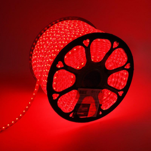 картинка Лента светодиодная NEON-NIGHT (142-101) LED лента 220 В, 13х8 мм, IP67, SMD 5050, 60 LED/m, цвет свечения красный от магазина Tovar-RF.ru