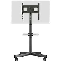картинка ONKRON TS1137 черный {Стойка для телевизора  23"-60" макс.45кг напольный мобильный} от магазина Tovar-RF.ru