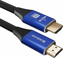 картинка кабель defender (87331) hdmi-2 hdmi m-m, ver 2.1, 2м от магазина Tovar-RF.ru