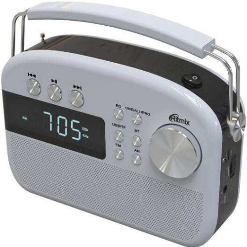 картинка радиоприемник ritmix rpr-705 white от магазина Tovar-RF.ru