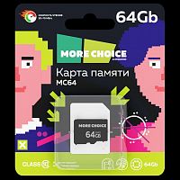 картинка карта памяти more choice (4610196402104) mc64 от магазина Tovar-RF.ru