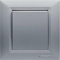 картинка Выключатель VESTA-ELECTRIC (FVK010114SRM) Roma ,серый от магазина Tovar-RF.ru