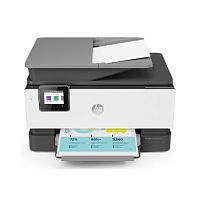 картинка мфу струйный hp officejet pro 9013 aio цветная печать, a4, цвет белый [1kr49b] от магазина Tovar-RF.ru