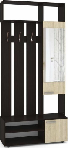 картинка Прихожая МЕБЕЛЬ-КОМПЛЕКС Шкаф МЦН Милан исп.5 / универс/ венге/дуб Сонома (3 кор.) МЕБЕЛЬ-КОМПЛЕКС Шкаф МЦН Милан исп.5 / универс/ венге/дуб Сонома (3 кор.) от магазина Tovar-RF.ru