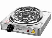 картинка плитка эл. sakura пэ-08н 1500вт 150мм 1конф/спир нерж.сталь от магазина Tovar-RF.ru