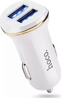 картинка азу hoco (6957531040132) z1 азу 2usb 2.1a для lightning 8-pin белый от магазина Tovar-RF.ru