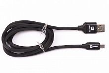 картинка usb кабель harper sch-330 black (micro-usb, 1м, оплетка силикон) от магазина Tovar-RF.ru
