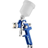 картинка ЗУБР "ПРОФЕССИОНАЛ" "ПРО 150 Мини Краскопульт пневматический [06454-0.8] { HVLP, c верхним бачком, 0,8мм } от магазина Tovar-RF.ru