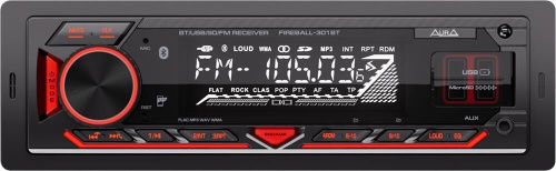 картинка автомагнитола aura fireball-301bt usb/sd ресивер от магазина Tovar-RF.ru являющимся официальным дистрибьютором в России картинка автомагнитола aura fireball-301bt usb/sd ресивер от магазина Tovar-RF.ru
