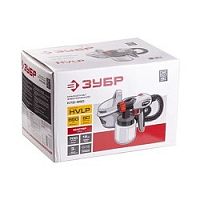 картинка Краскопульт ЗУБР "МАСТЕР" [КПЭ-650] {электрический, 650 Вт, HVLP, 0.8 л, краскоперенос 0-700 мл/мин, вязкость краски 60 DIN/сек, сопло 1.8мм} от магазина Tovar-RF.ru